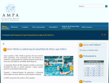 Tablet Screenshot of ampawaterpolo.org